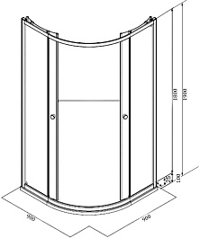 Parly Душевой уголок ZE9111 – фотография-6